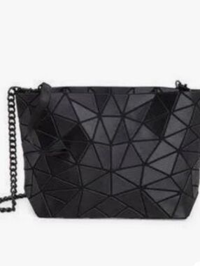 New Patrizia Luca Slanted Square Convertible Clutch.